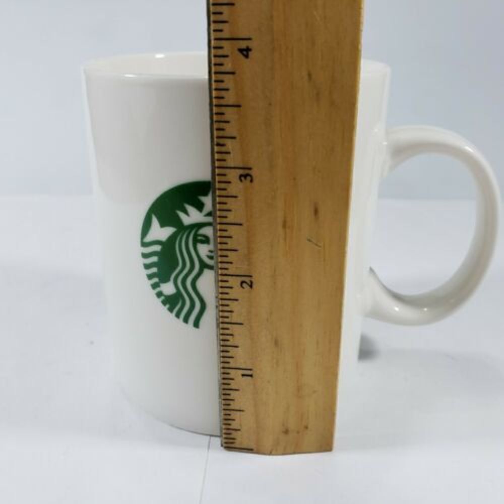 Starbucks Mug 2016 12 fl oz Coffee Tea Cup White Green Mermaid Used Condition - Picture 6 of 7